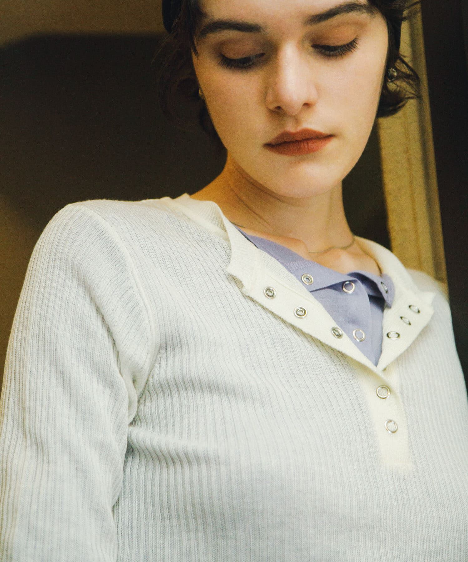 SENSE OF PLACE by URBAN RESEARCH「シアーヘンリーネックセーター」|ニット・セーター|