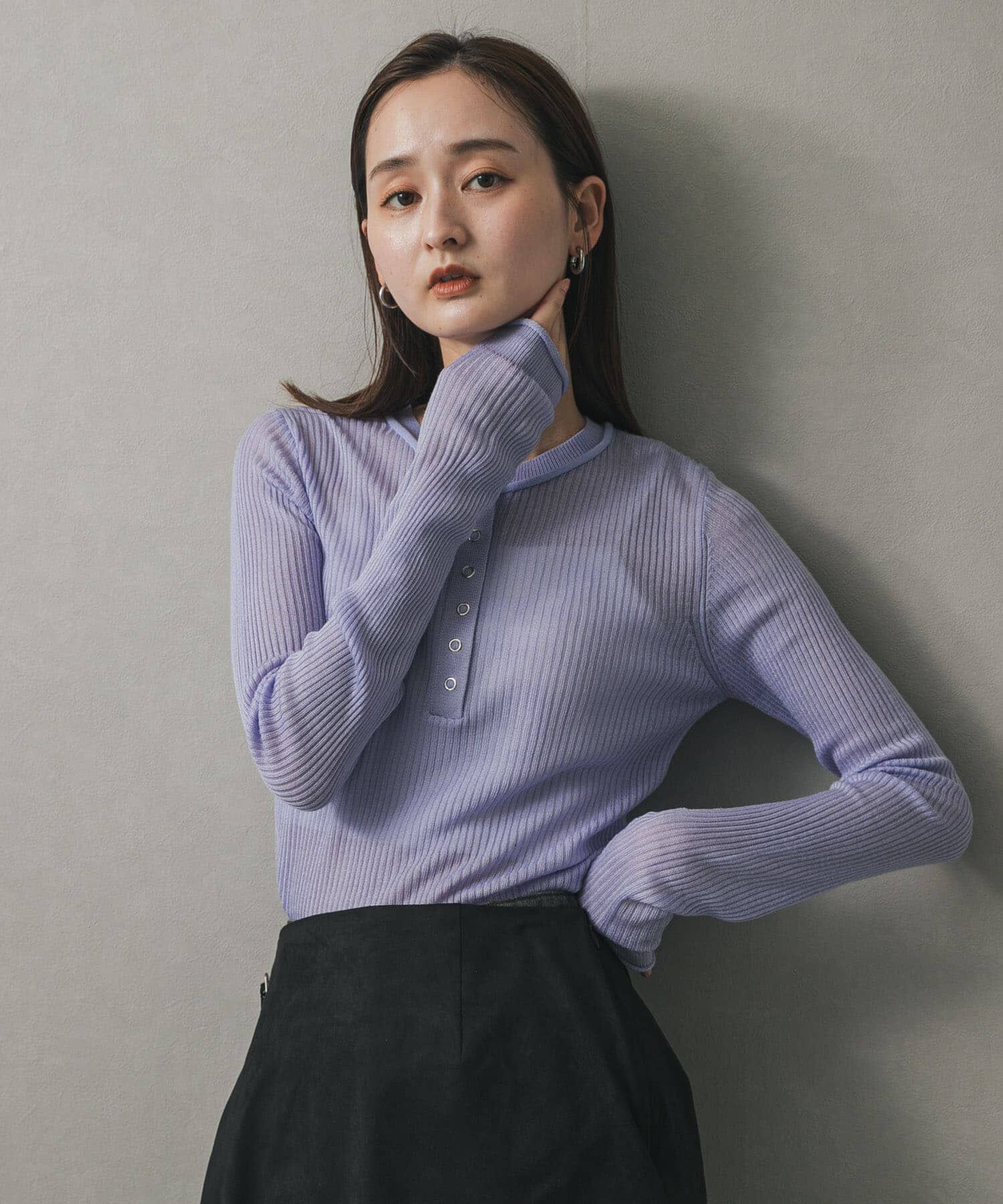 SENSE OF PLACE by URBAN RESEARCH「シアーヘンリーネックセーター」|ニット・セーター|