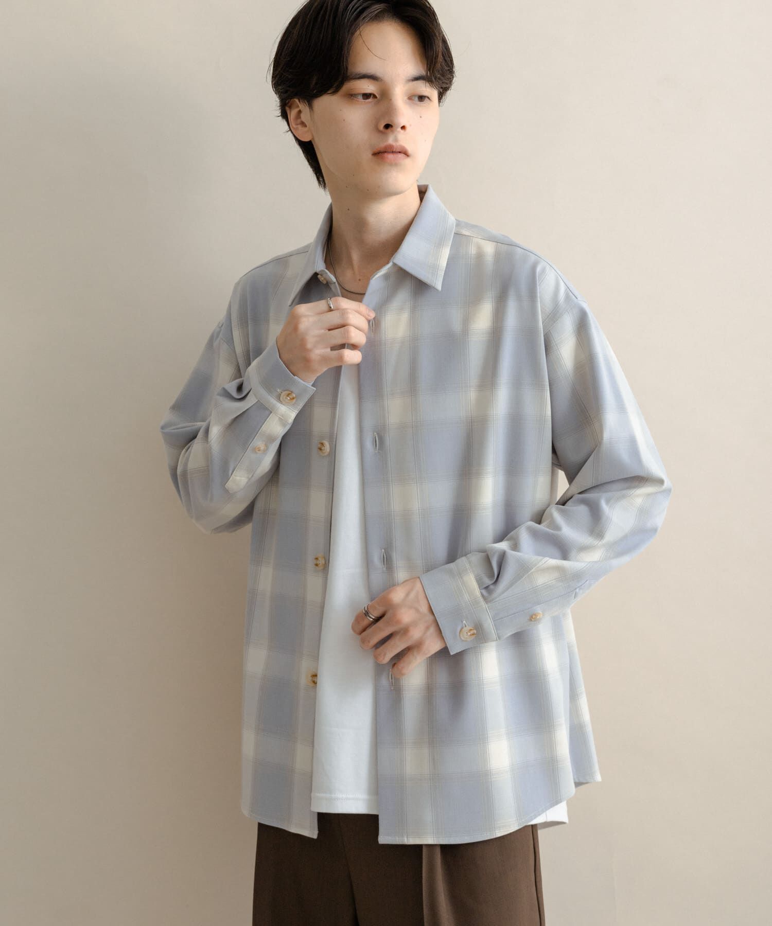 SENSE OF PLACE by URBAN RESEARCH「カラールーズシャツ」|シャツ・ブラウス|