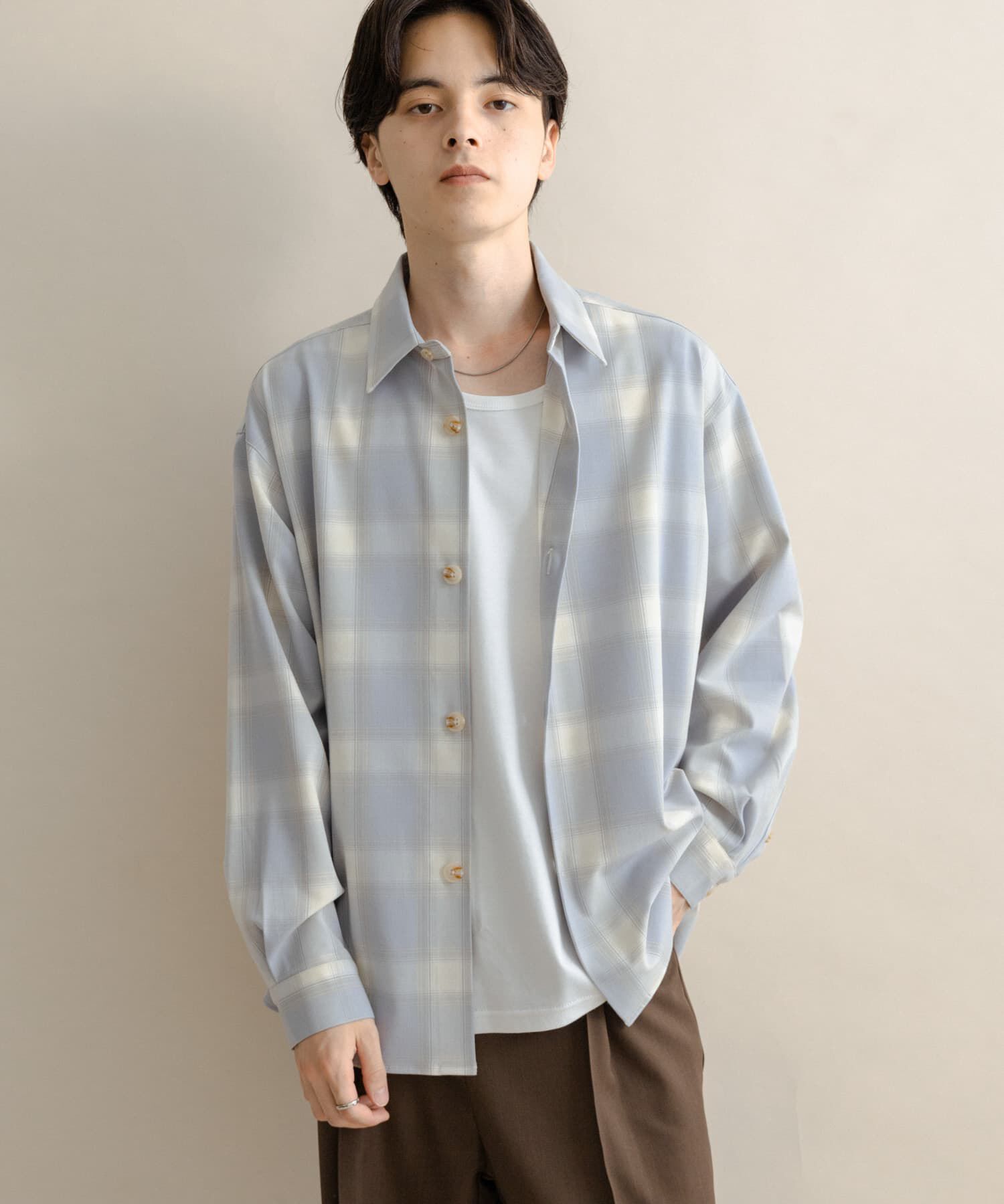 SENSE OF PLACE by URBAN RESEARCH「カラールーズシャツ」|シャツ・ブラウス|