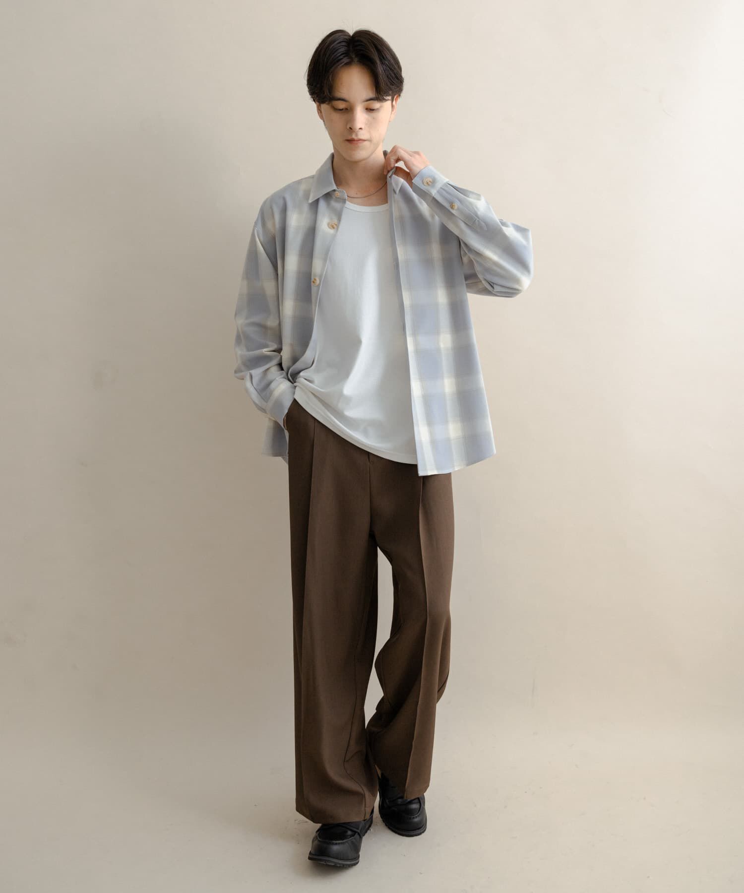 SENSE OF PLACE by URBAN RESEARCH「カラールーズシャツ」|シャツ・ブラウス|