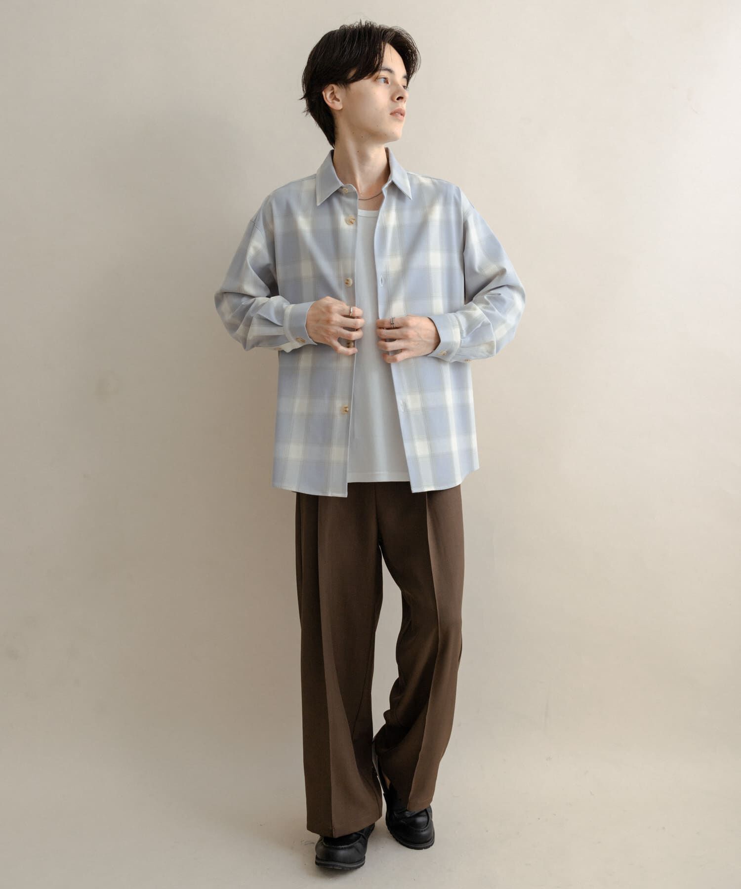 SENSE OF PLACE by URBAN RESEARCH「カラールーズシャツ」|シャツ・ブラウス|