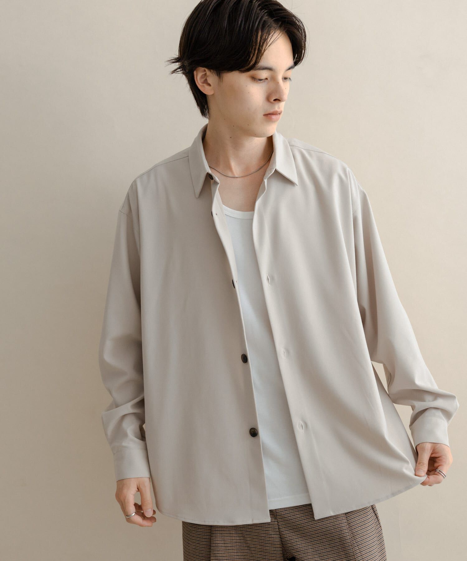 SENSE OF PLACE by URBAN RESEARCH「カラールーズシャツ」|シャツ・ブラウス|