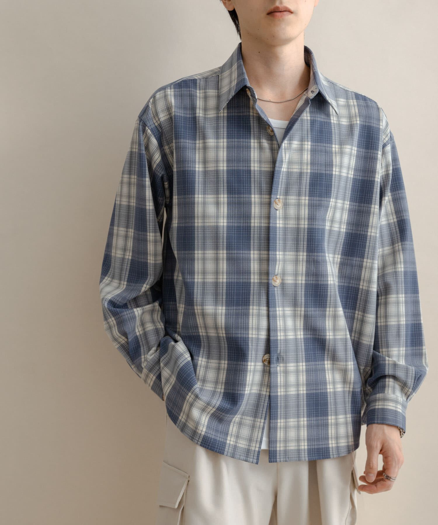 SENSE OF PLACE by URBAN RESEARCH「カラールーズシャツ」|シャツ・ブラウス|