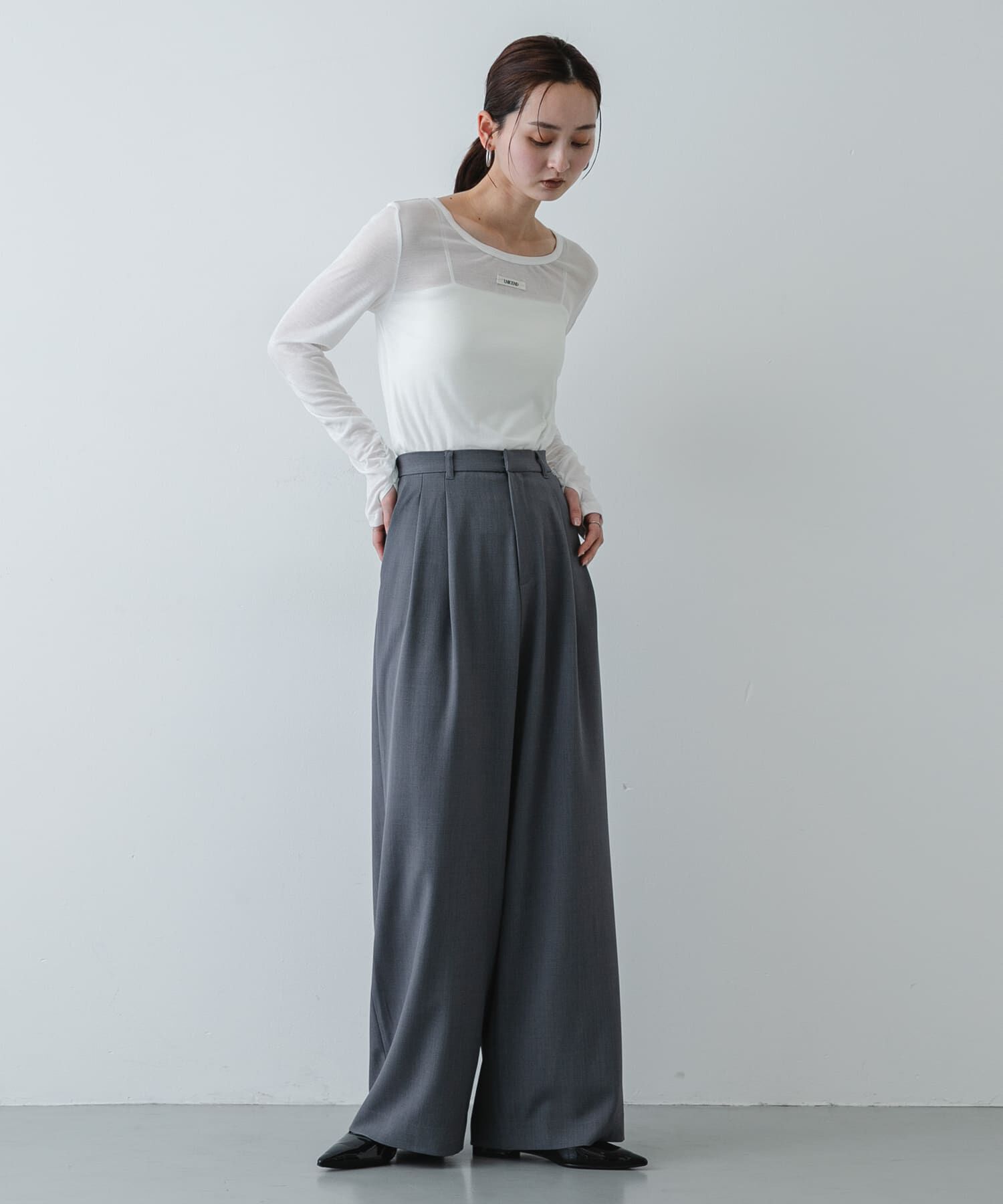 SENSE OF PLACE by URBAN RESEARCH「『イージーケア/速乾/UVカット/接触冷感』ツータックルーズスラックス」|その他|