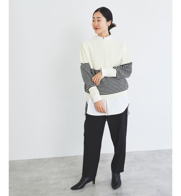 le.coeur blanc「《手洗い可能》ツイルイージーテーパードパンツ」|その他|