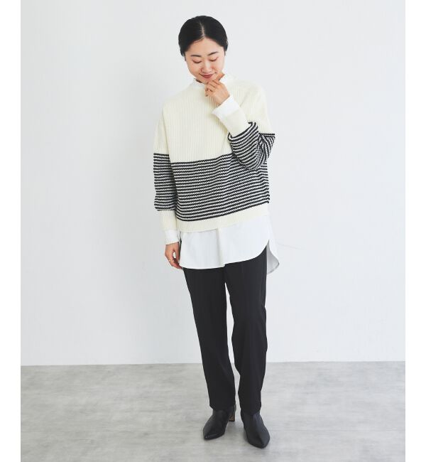 le.coeur blanc「《手洗い可能》ツイルイージーテーパードパンツ」|その他|