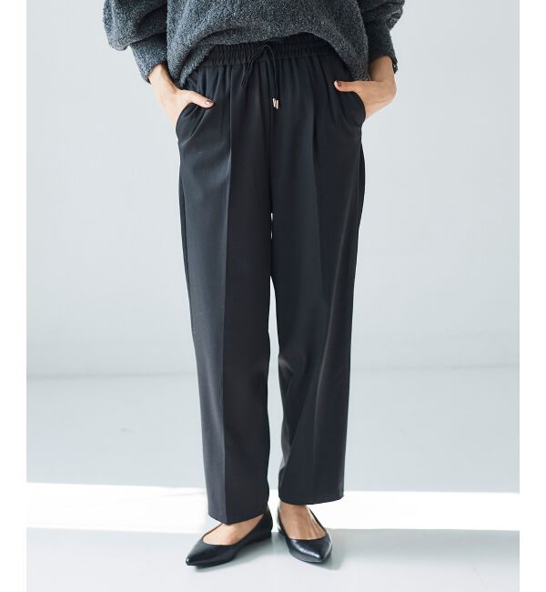 le.coeur blanc「《手洗い可能》ツイルイージーテーパードパンツ」|その他|