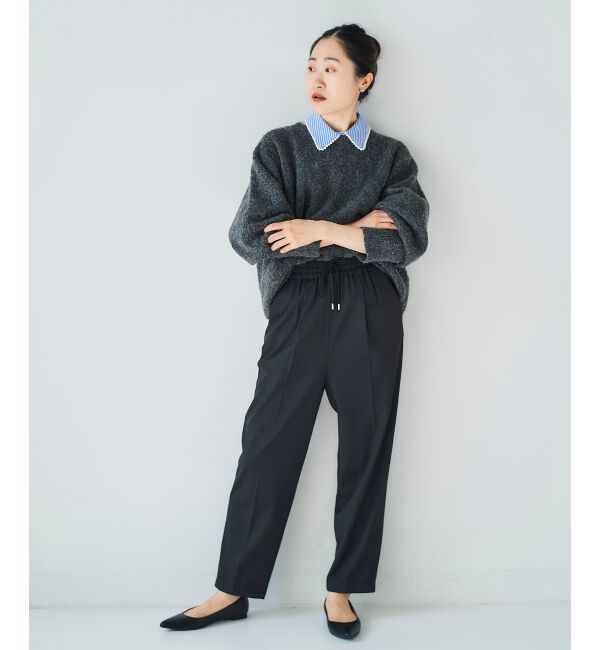 le.coeur blanc「《手洗い可能》ツイルイージーテーパードパンツ」|その他|