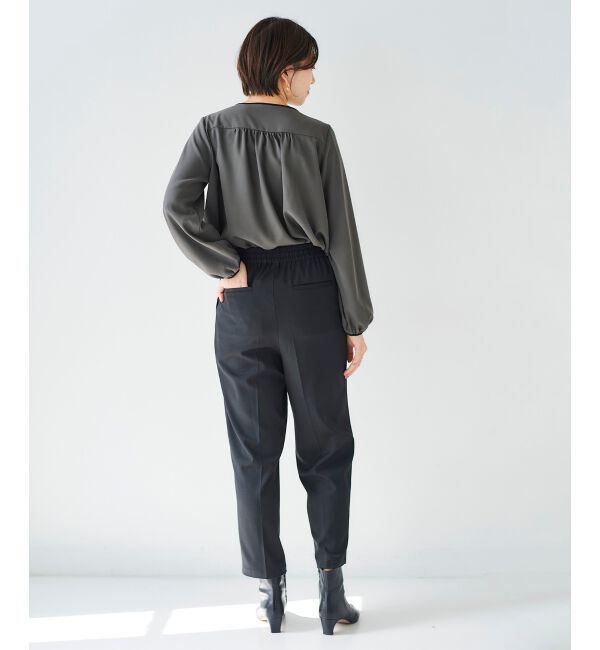 le.coeur blanc「《手洗い可能》ツイルイージーテーパードパンツ」|その他|