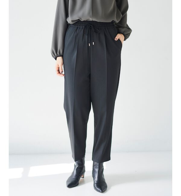 le.coeur blanc「《手洗い可能》ツイルイージーテーパードパンツ」|その他|