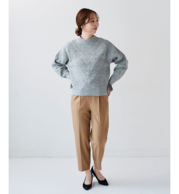 le.coeur blanc「《手洗い可能》ツイルイージーテーパードパンツ」|その他|