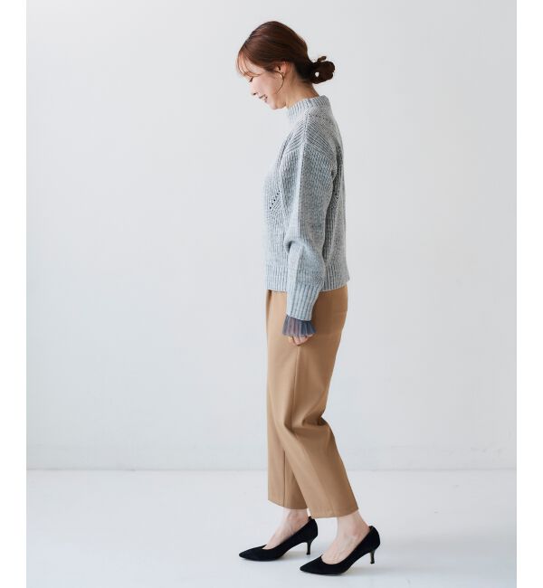 le.coeur blanc「《手洗い可能》ツイルイージーテーパードパンツ」|その他|