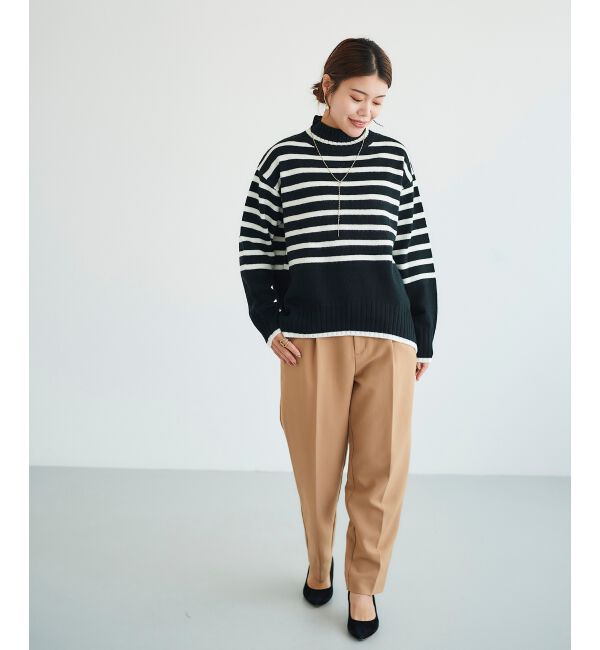 le.coeur blanc「《手洗い可能》ツイルイージーテーパードパンツ」|その他|