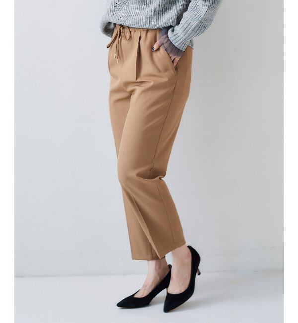 le.coeur blanc「《手洗い可能》ツイルイージーテーパードパンツ」|その他|