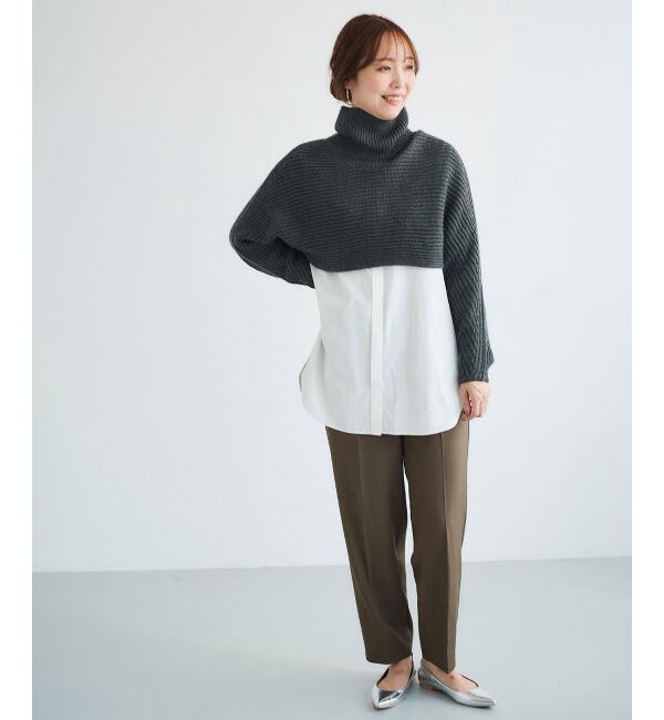 le.coeur blanc「《手洗い可能》ツイルイージーテーパードパンツ」|その他|