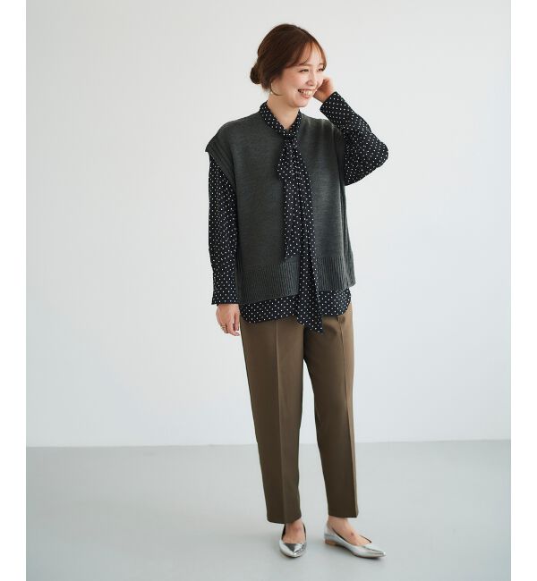 le.coeur blanc「《手洗い可能》ツイルイージーテーパードパンツ」|その他|