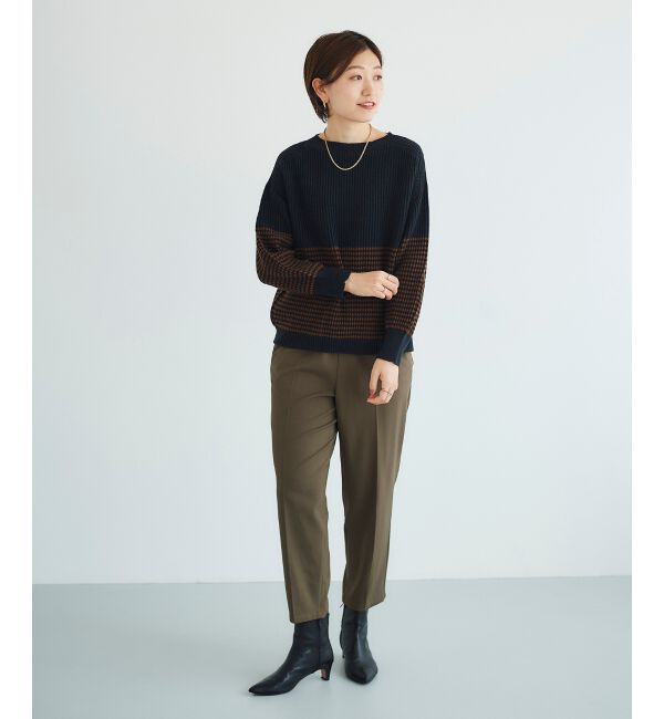 le.coeur blanc「《手洗い可能》ツイルイージーテーパードパンツ」|その他|