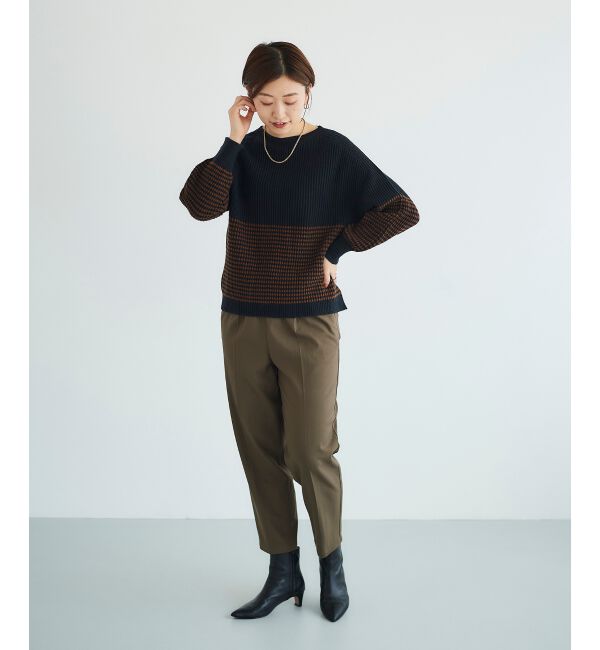 le.coeur blanc「《手洗い可能》ツイルイージーテーパードパンツ」|その他|