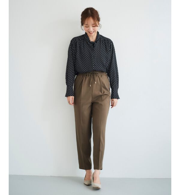 le.coeur blanc「《手洗い可能》ツイルイージーテーパードパンツ」|その他|