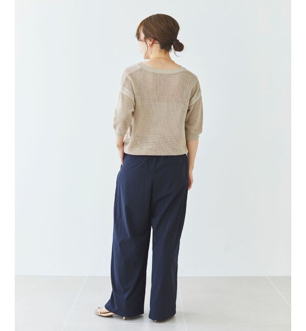 le.coeur blanc「ラメスキッパーメッシュニット」|ニット・セーター|