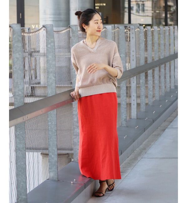 le.coeur blanc「ラメスキッパーメッシュニット」|ニット・セーター|