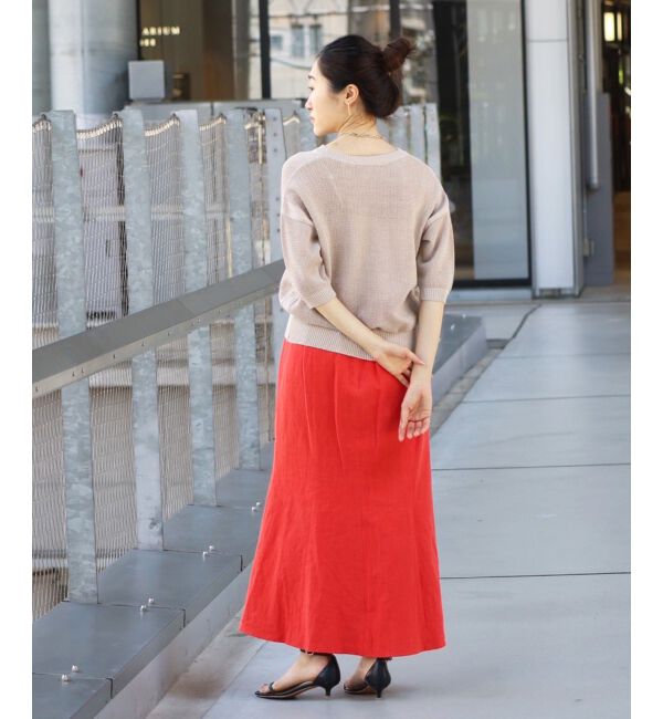 le.coeur blanc「ラメスキッパーメッシュニット」|ニット・セーター|