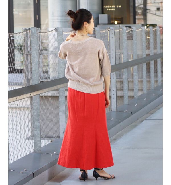 le.coeur blanc「ラメスキッパーメッシュニット」|ニット・セーター|