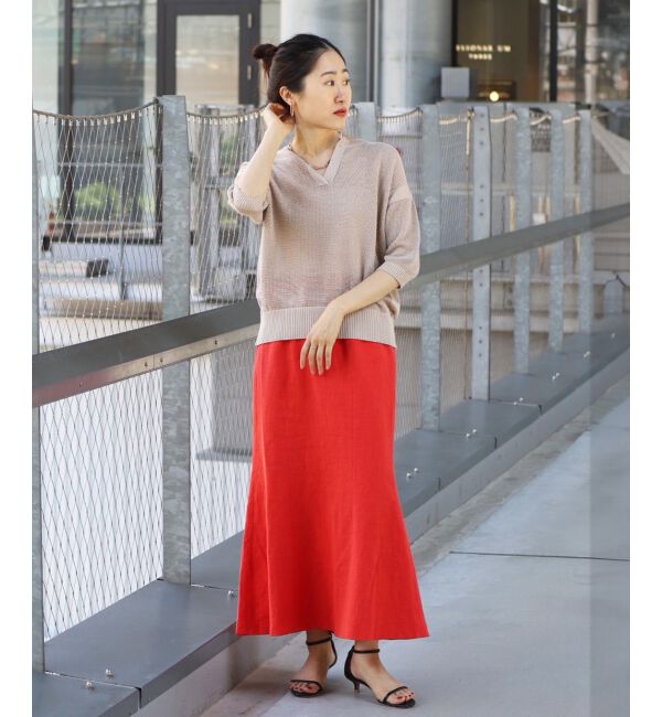 le.coeur blanc「ラメスキッパーメッシュニット」|ニット・セーター|