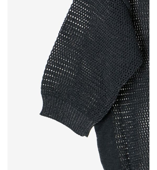 le.coeur blanc「ラメスキッパーメッシュニット」|ニット・セーター|