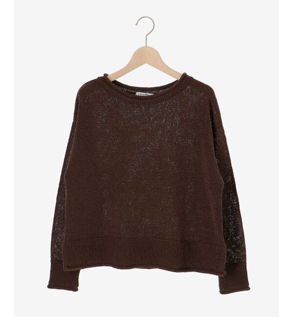 le.coeur blanc「ファンシーヤーンロールデザインニット」|ニット・セーター|