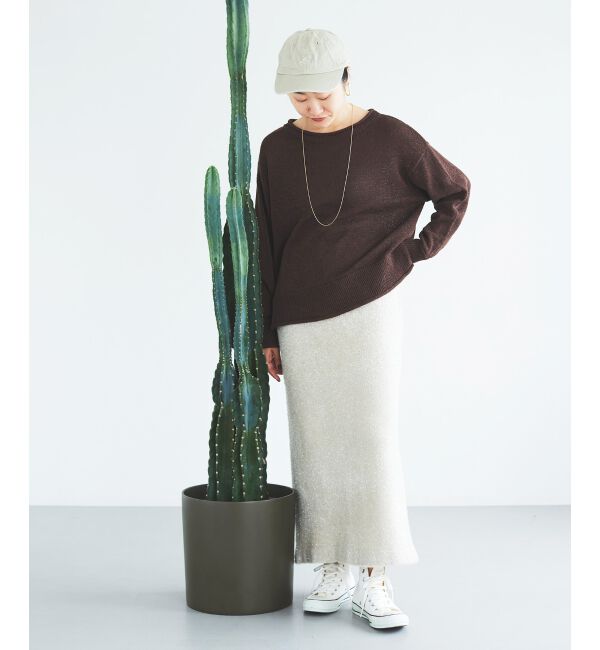 le.coeur blanc「ファンシーヤーンロールデザインニット」|ニット・セーター|