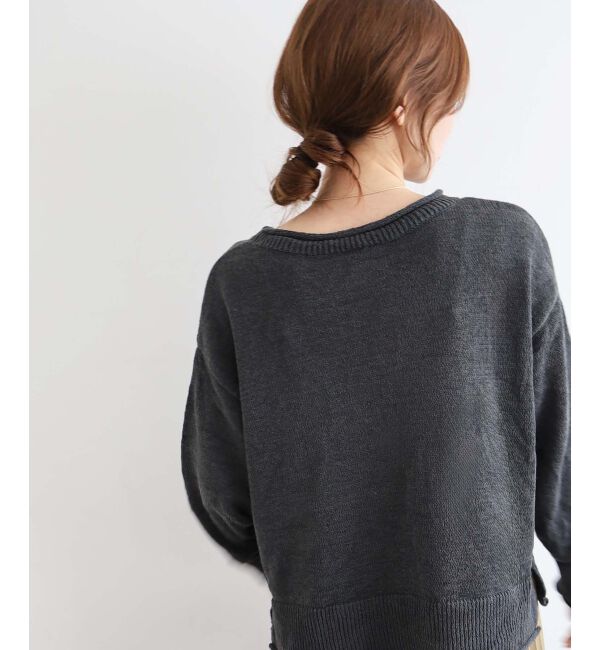 le.coeur blanc「ファンシーヤーンロールデザインニット」|ニット・セーター|