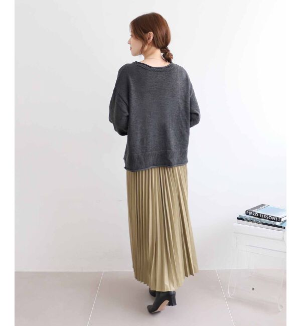 le.coeur blanc「ファンシーヤーンロールデザインニット」|ニット・セーター|