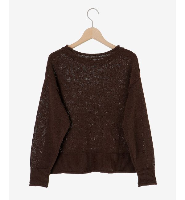 le.coeur blanc「ファンシーヤーンロールデザインニット」|ニット・セーター|