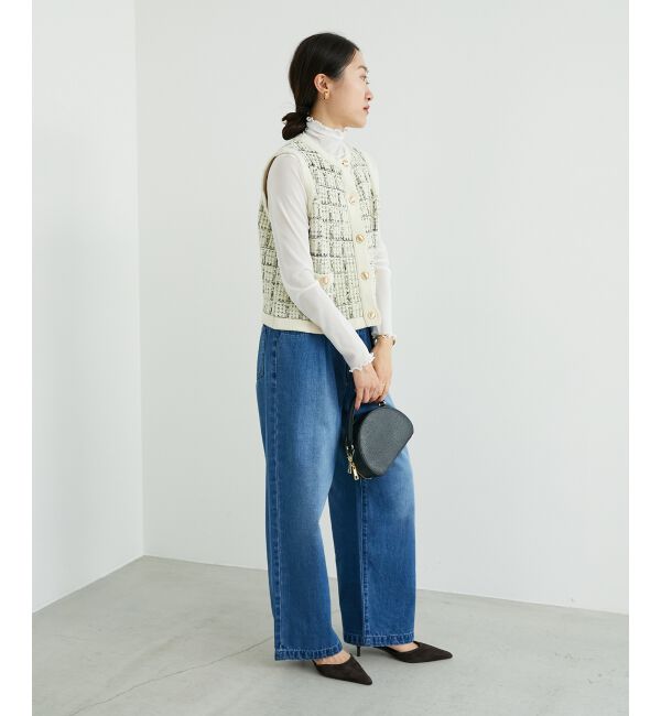 le.coeur blanc「TORRAZZO DONNA 別注ツイード調ベスト」|ベスト・ジレ|