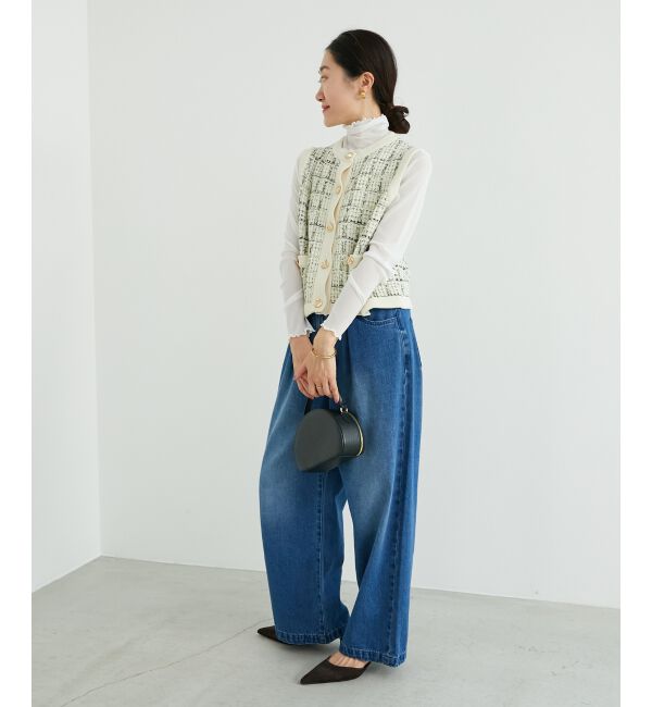 le.coeur blanc「TORRAZZO DONNA 別注ツイード調ベスト」|ベスト・ジレ|