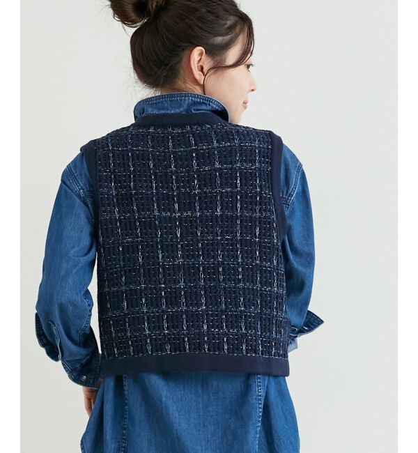 le.coeur blanc「TORRAZZO DONNA 別注ツイード調ベスト」|ベスト・ジレ|