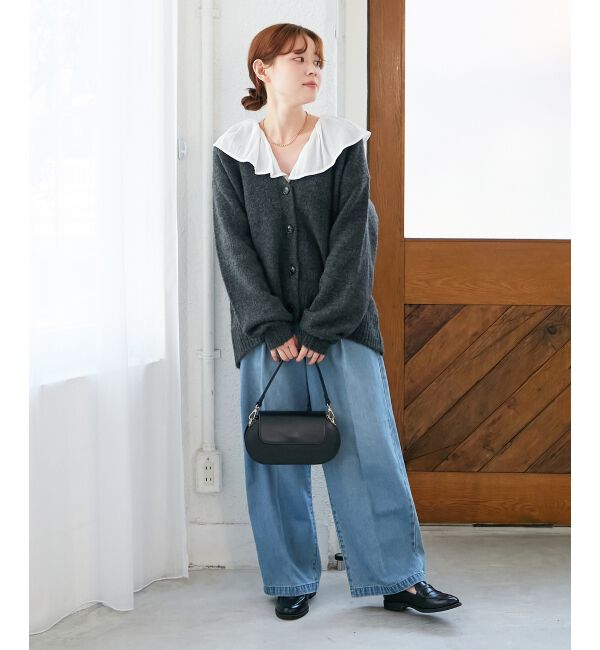  「フリルカラーペプラムブラウス」|シャツ・ブラウス|