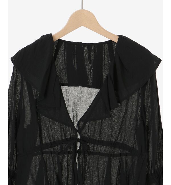  「フリルカラーペプラムブラウス」|シャツ・ブラウス|