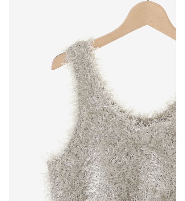  「シャギーUネックベスト」|ベスト・ジレ|