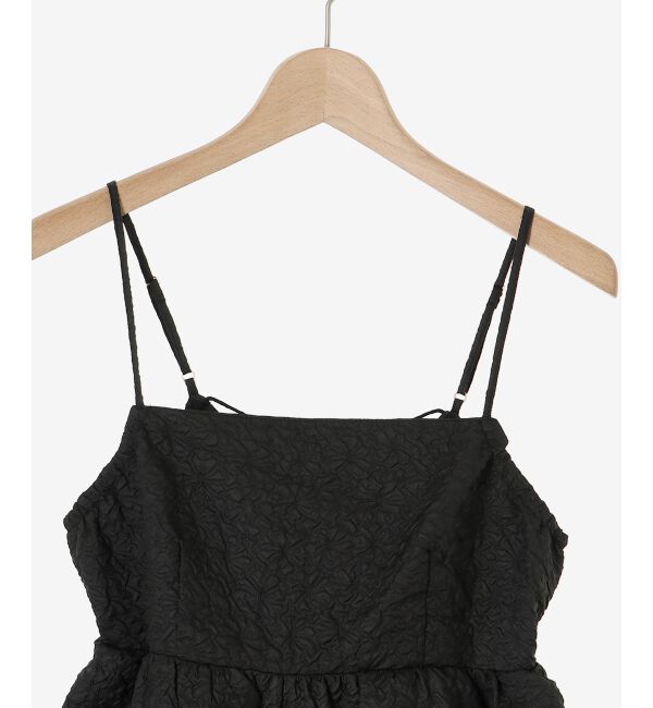 MAJESTICLEGON「ジャカードペプラムキャミブラウス」|シャツ・ブラウス|