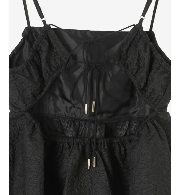 MAJESTICLEGON「ジャカードペプラムキャミブラウス」|シャツ・ブラウス|