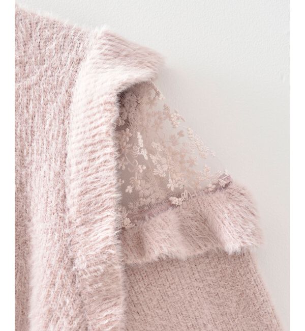  「Ladyフリルシャギーニット」|ニット・セーター|