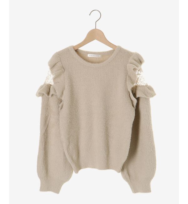  「Ladyフリルシャギーニット」|ニット・セーター|