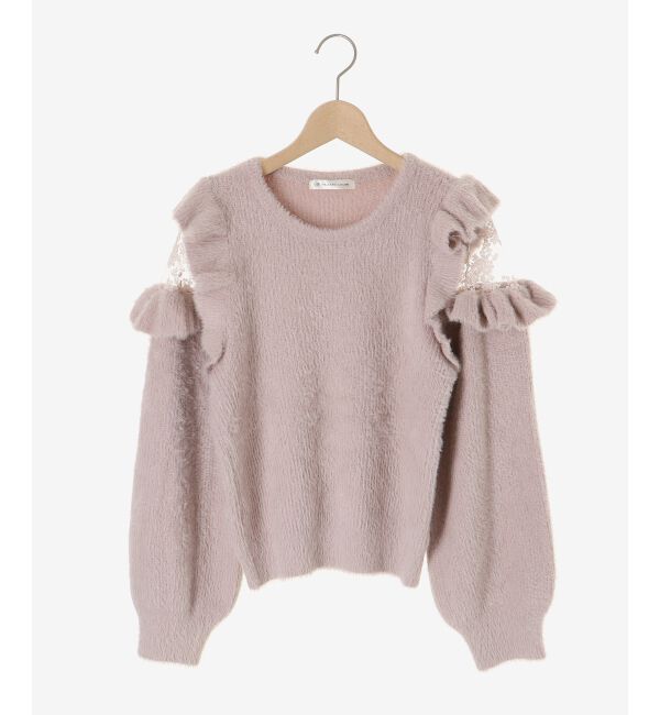  「Ladyフリルシャギーニット」|ニット・セーター|