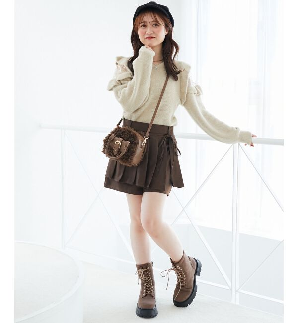  「Ladyフリルシャギーニット」|ニット・セーター|