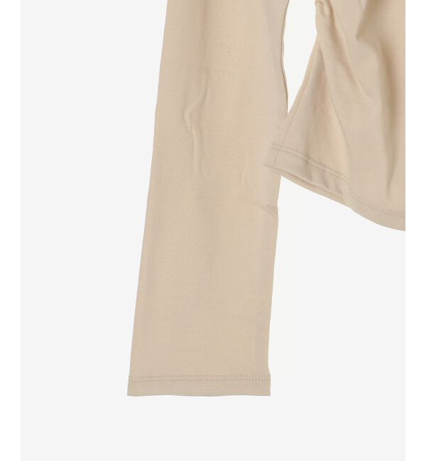  「肩リボンチェックバイカラートップス」|Tシャツ・カットソー|