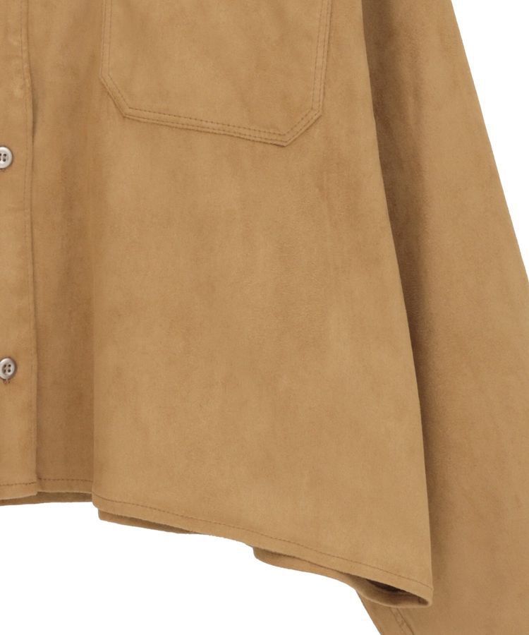 AMERICAN HOLIC「Wポケットスエードライクシャツ」|シャツ・ブラウス|