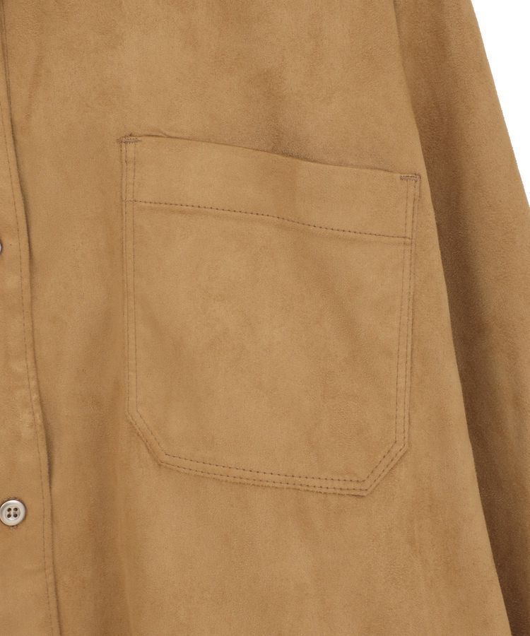 AMERICAN HOLIC「Wポケットスエードライクシャツ」|シャツ・ブラウス|